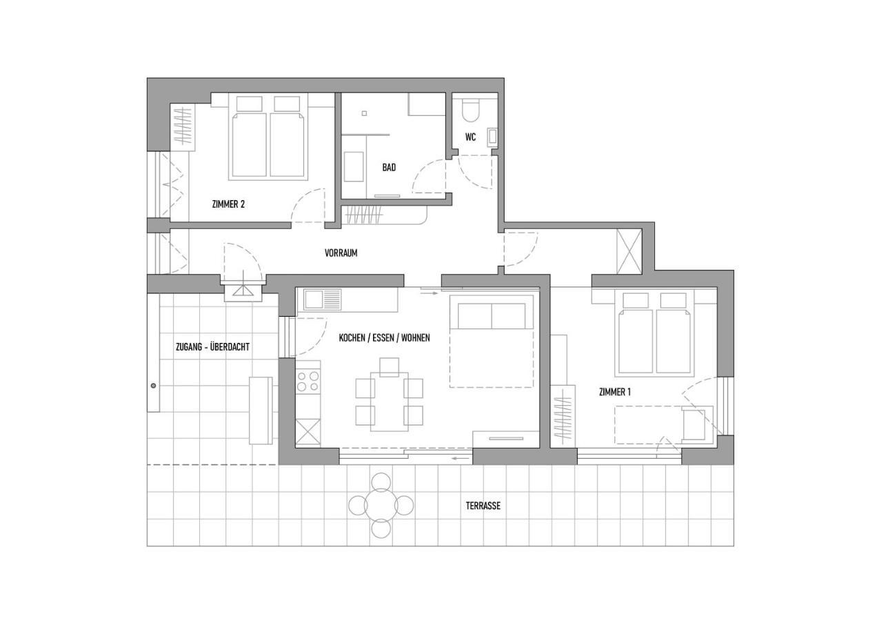Auszeit Appartement ชลัดมิง ภายนอก รูปภาพ